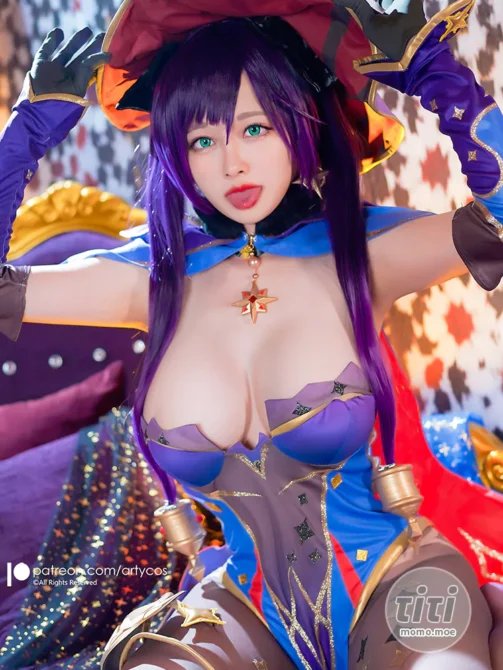 Arty亚缇(Arty Huang) – NO.060 Genshin Mona [51P-157MB]-丽丝屋