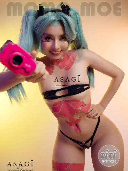 Asagi Kawaii – NO.002 Rebecca (Cyberpunk Edgerunners) [64P-218MB]-丽丝屋