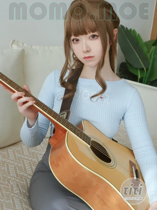 Asagiriai (愛ちゃん) – NO.013 吉他妹妹 [26P-331MB]-丽丝屋