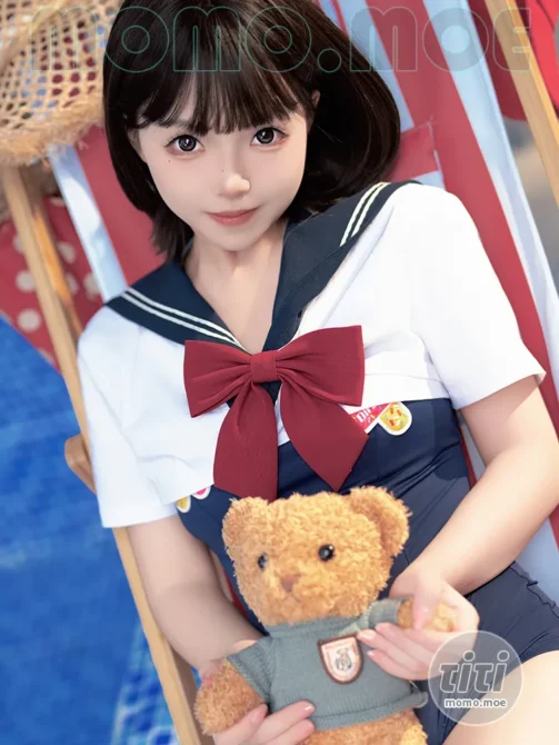 Bangni邦尼 – NO.022 反差JK泳装 [97P+7V-841MB]-丽丝屋