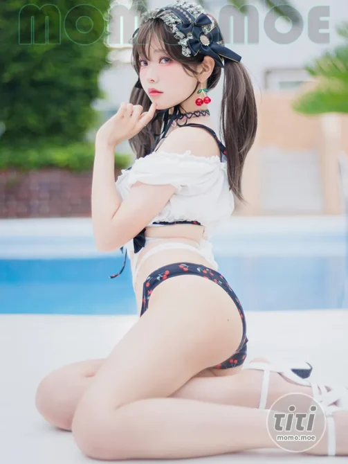 ElyEE子 – NO.140 2023.august B-櫻桃地雷系少女 Cherry Ground Mine Girl [22P-77MB]-丽丝屋