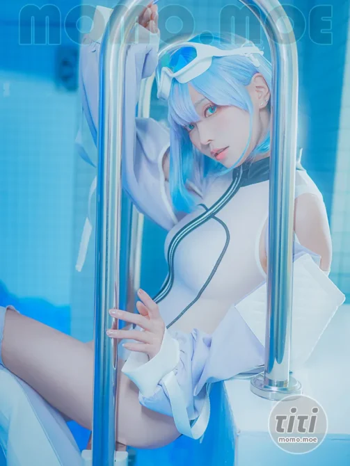 ElyEE子 – NO.198 Clear Blue Drift [33P+4V-48MB]-丽丝屋