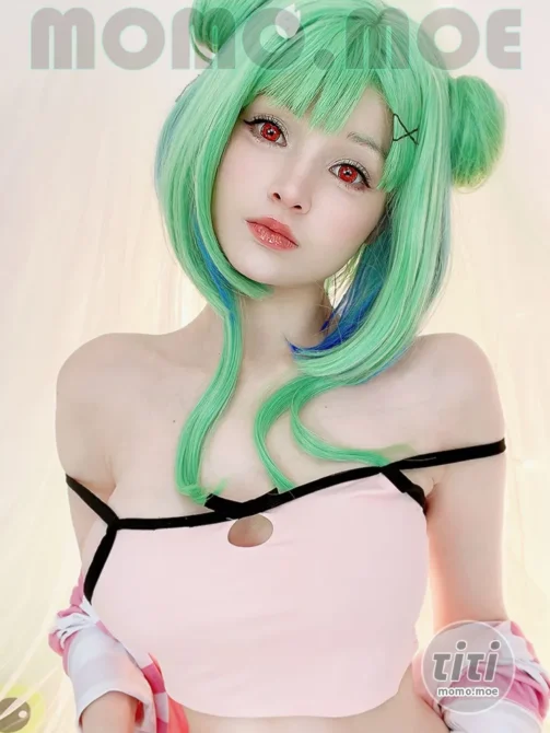 Hidori Rose – Uruha Rushia Green [29P-23MB]-丽丝屋