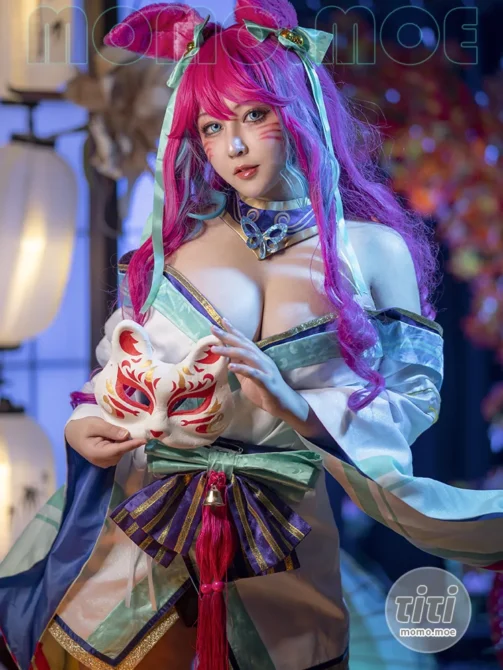 KANEKO_咔喵 – NO.035 英雄联盟 灵魂莲华 阿狸 [17P+1V-541M]-丽丝屋