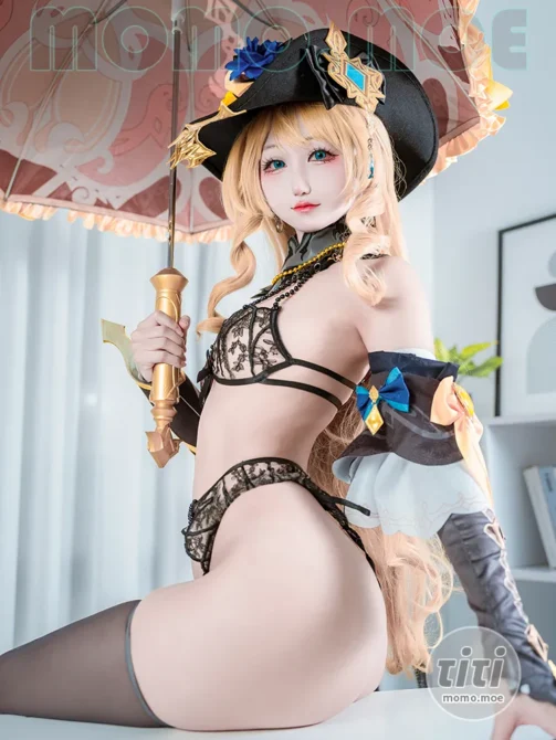 Kuuko W – NO.200 Navia (Genshin Impact) [44P-269MB]-丽丝屋