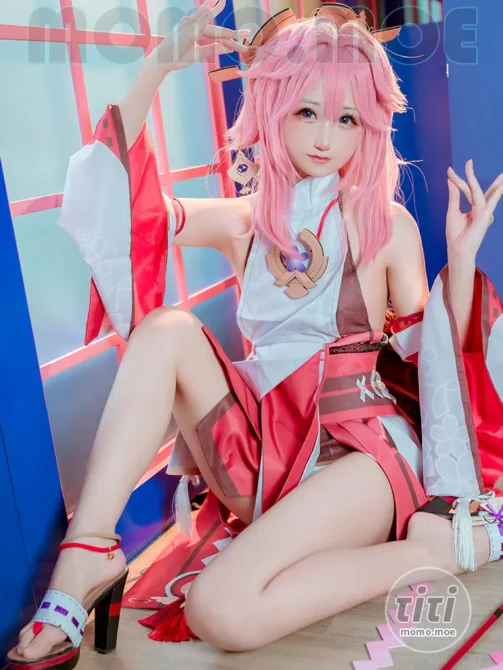 Kuuko W – NO.214 Yae Miko [38P-460MB]-丽丝屋