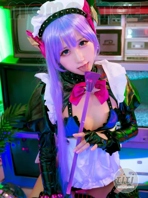 Kuuko W – NO.217 BB maid [30P-438MB]-丽丝屋