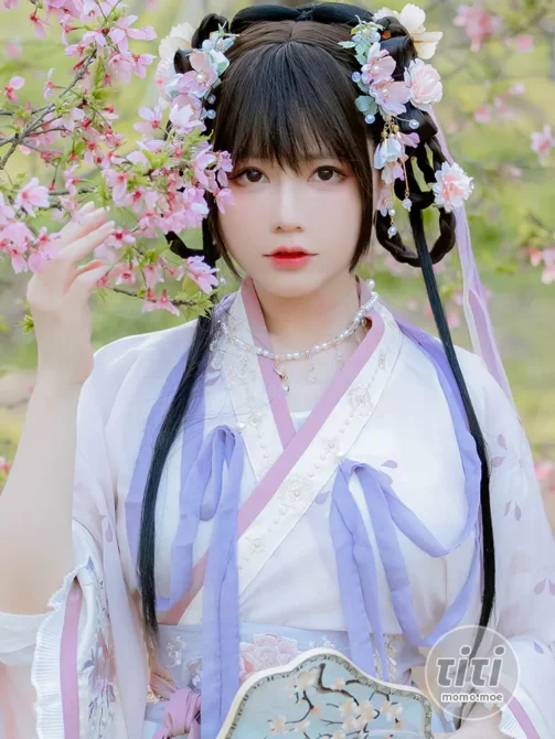 Nyako喵子 – NO.36 樱花汉服 花神祈愿 [52P-241MB]-丽丝屋