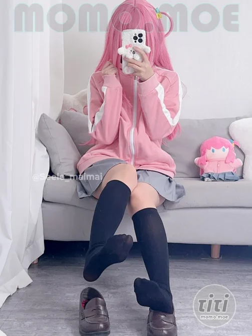 Seele麦麦 – NO.028 孤独摇滚 波奇酱 [18P-68M]-丽丝屋