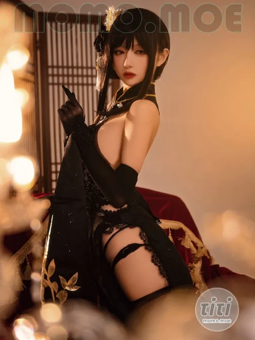 Shika小鹿鹿 – NO.092 碧蓝航线镇海 奇奢花苑 [28P-182MB]-丽丝屋