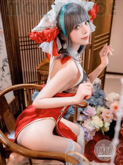 Shika小鹿鹿 – NO.123 碧蓝航线 新年柴郡 [16P-232M]-丽丝屋