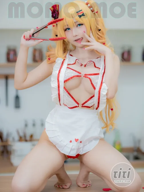 Takanashi Hanari – NO.001 Hachama apron [20P-95MB]-丽丝屋