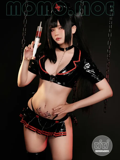 ZinieQ – NO.027 Kurumi Tokisaki Dark Nurse [40P+4V-551M]-丽丝屋