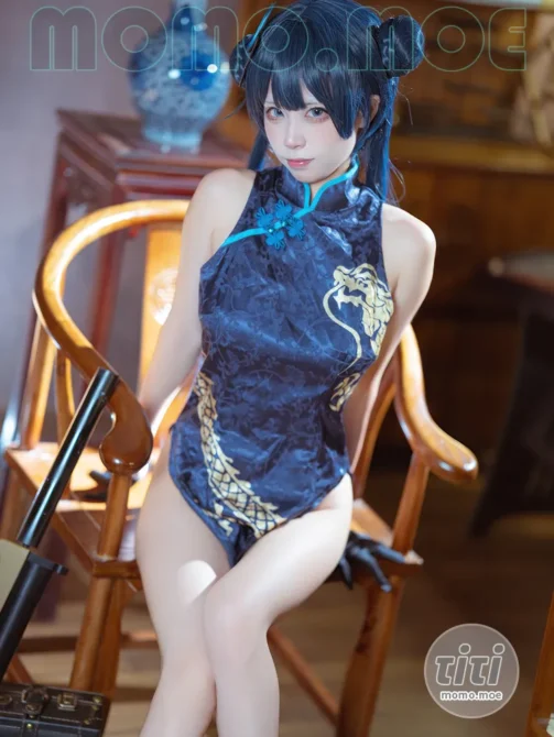 三無人型 – NO.007 妃咲旗袍 [42P-407MB]-丽丝屋