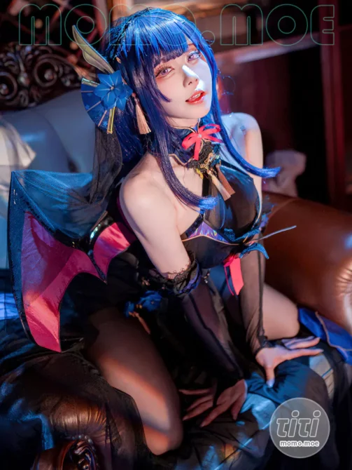 安食Ajiki – NO.07 原神 雷电将军魅魔 [35P-259M]-丽丝屋