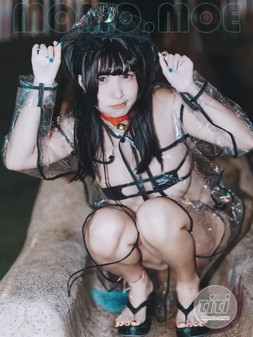 慕慕Momo – NO.006 溜雨衣貓貓 [48P-470MB]-丽丝屋