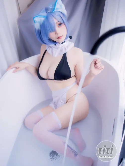 末夜787 – NO.10 蕾姆女仆泳装 [47P-407M]-丽丝屋