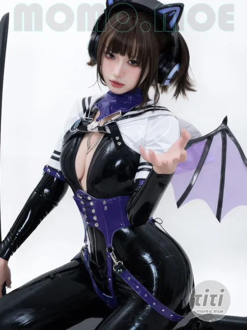 柒柒要乖哦 – NO.066 白棚胶衣 [78P-231M]-丽丝屋