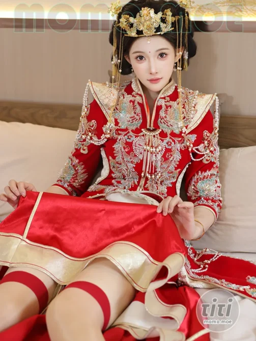 梨霜儿 – NO.004 新娘红装 [113P-2.30GB]-丽丝屋