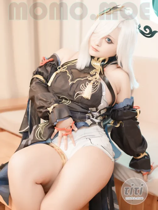 洛璃 LoLiSAMA – NO.056 申鹤 [83P+1V-576MB]-丽丝屋