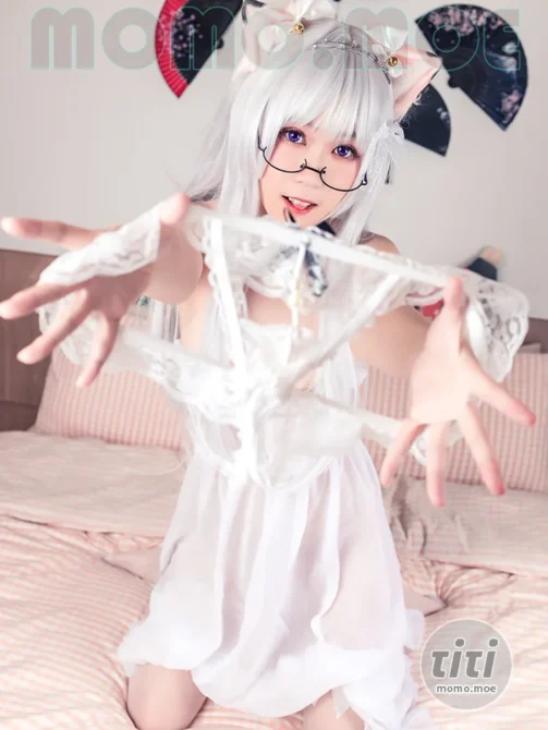 流年不停_w – NO.012 白色睡衣 [45P+5V-389MB]-丽丝屋