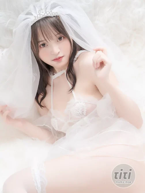 爆机少女喵小吉 NO.064 白色花嫁23年1月T3完整版) [31P-100M]-丽丝屋