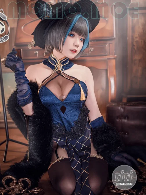 王胖胖u – NO.016 柴郡旗袍 [19P-162MB]-丽丝屋