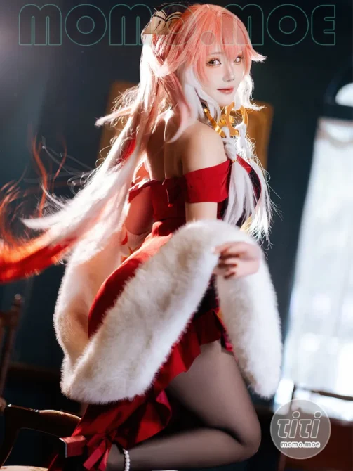 瓜希酱 – NO.141 鸣潮 长离必胜客 [18P-74M]-丽丝屋