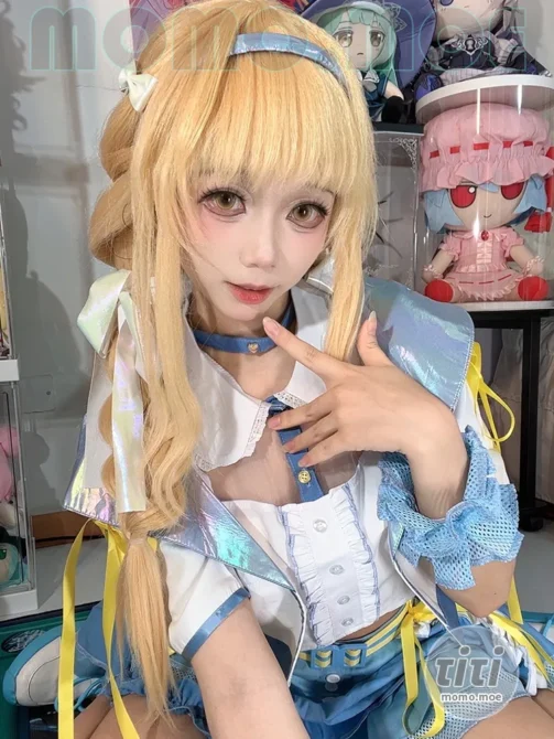 白栎Shirly – NO.014 偶像大师 藤田琴音 打歌服 [66P+10V-1.24GB]-丽丝屋