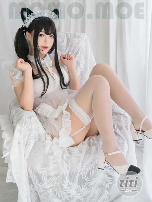 白烨 – NO.062 白猫透明女仆 [88P+8V-372MB]-丽丝屋