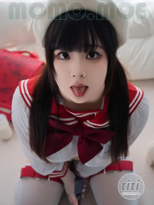 皮皮奶可可爱了啦 – NO.064 JK红书包 [47P-1.30G]-丽丝屋