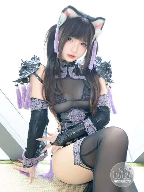 神楽坂真冬 – NO.142 旗袍猫女 [75P-2V-223MB]-丽丝屋