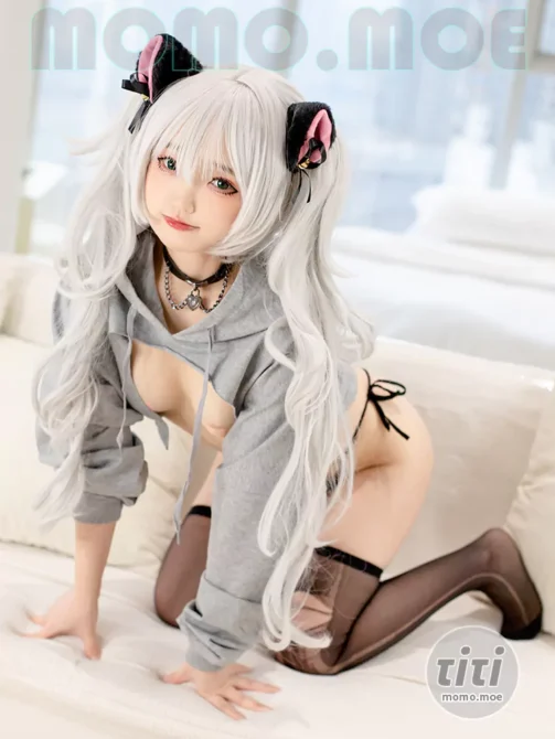 神沢永莉 – NO.008 ckt♡前开卫衣黑丝牛仔裤 [88P-868MB]-丽丝屋