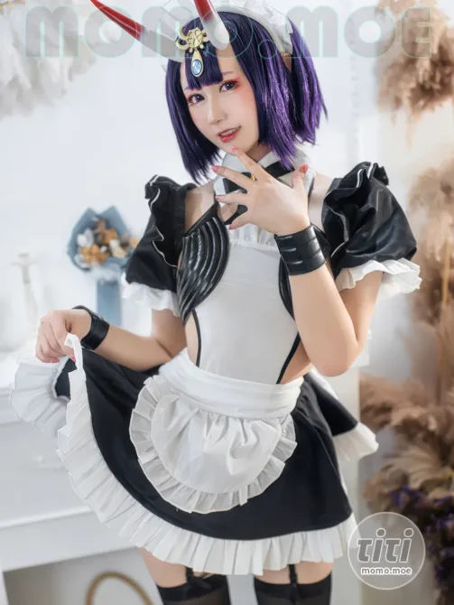 羽生三未 – NO.026 FGO-酒吞童子女仆 [20P-148M]-丽丝屋