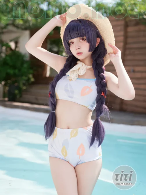 花铃 – NO.048 碧蓝档案 美游泳装 [41P-303MB]-丽丝屋