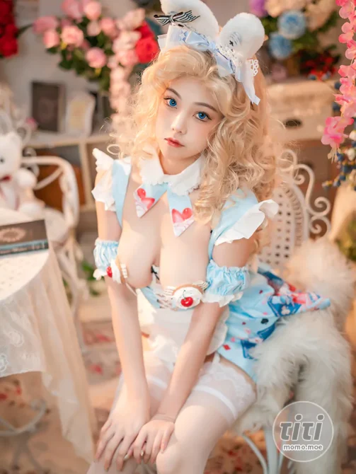 蜜汁猫裘 – NO.106 爱丽丝梦游仙境 兔子先生 [50P2V-874MB]-丽丝屋