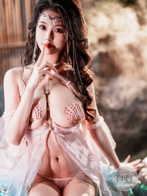 蜜汁猫裘 – NO.107 美人鱼 [63P1V-2.33GB]-丽丝屋