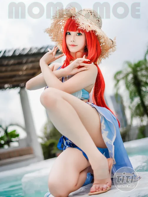 蜜汁猫裘 – NO.112 原神 妮露泳装 [21P-231MB]-丽丝屋