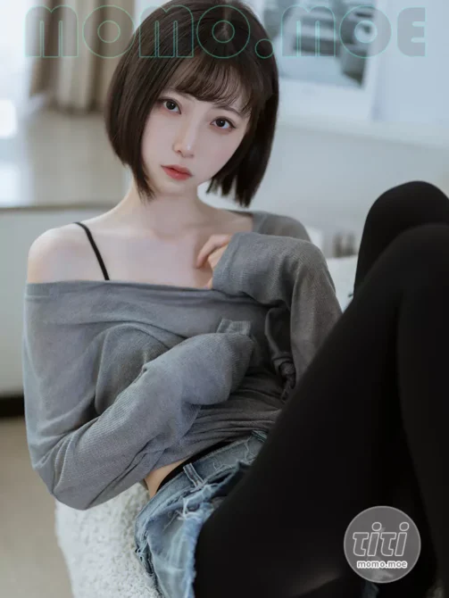 许岚LAN – NO.027 半透毛衣 [40P-233M]-丽丝屋