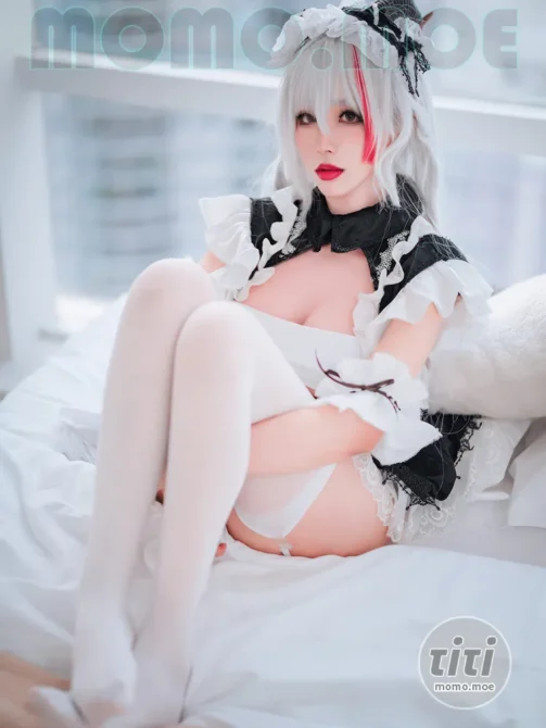 轩萧学姐 – NO.052 碧蓝航线 埃吉尔女仆 [66P-402MB]-丽丝屋