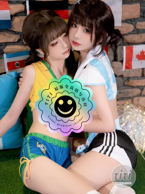 金鱼kinngyo(花音栗子) – NO.026 花音栗子&喵小吉 – 足球宝贝 [86P2V-2.58GB]-丽丝屋