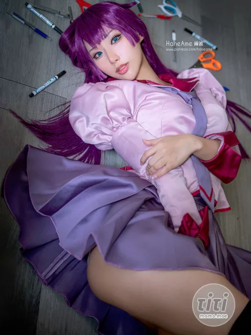 雨波_HaneAme – NO.245 Hitagi Senjougahara [17P1V-86MB]-丽丝屋