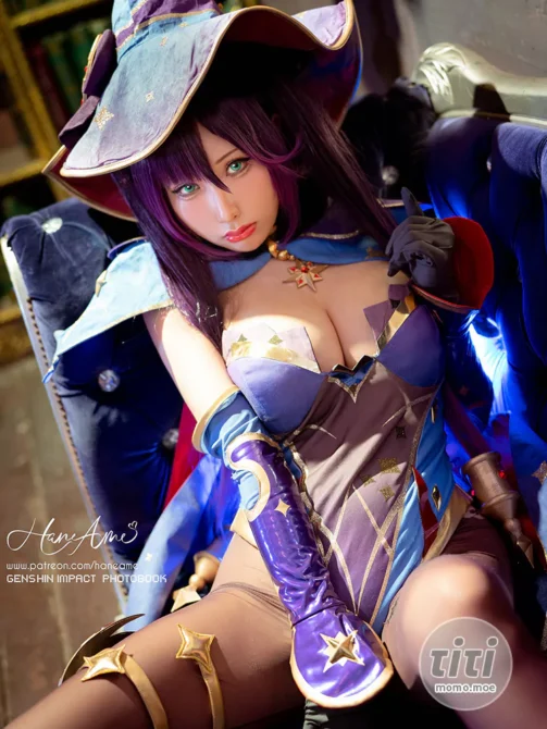 雨波_HaneAme – NO.259 Mona (Genshin Impact) [20P-11MB]-丽丝屋