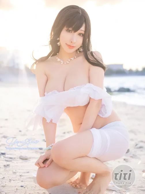 雨波_HaneAme – NO.298 Original White sand love in Okinawa 沖繩白沙之戀 [41P6V-359M]-丽丝屋