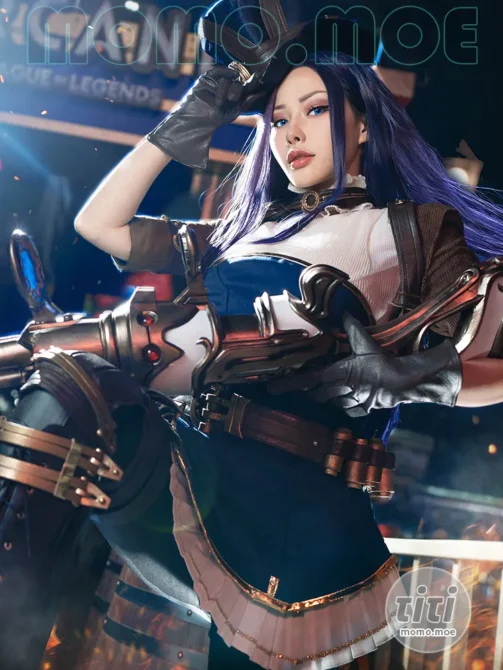 雨波_HaneAme – NO.400 英雄联盟 凱特琳 [28P+2V-322MB]-丽丝屋