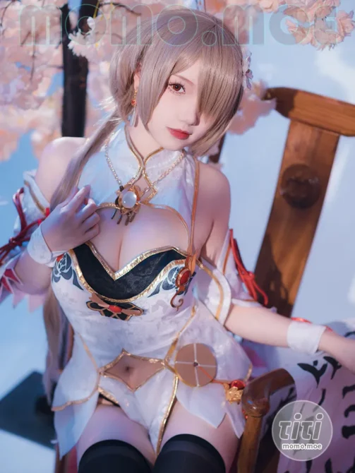 雪晴Astra – NO.43 崩坏3 丽塔·浣溪沙旗袍 [56P+5V-285MB]-丽丝屋