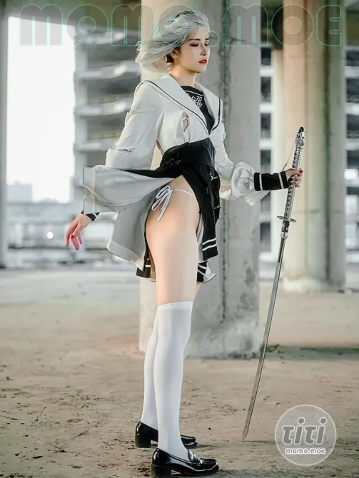 鹿八岁 – NO.27 尼尔：机械纪元 2B废墟 [33P+1V-361MB]-丽丝屋