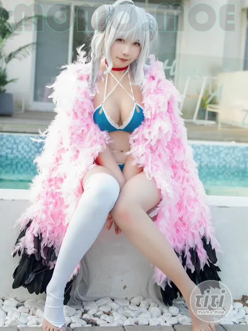 麻花麻花酱 – NO.097 可畏泳装+女仆 [30P-306M]-丽丝屋