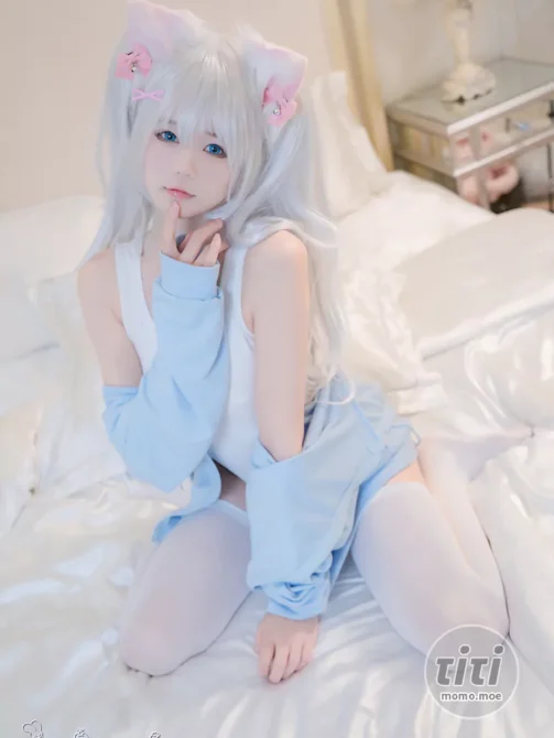 黏黏团子兔 – NO.013 (咬一口兔娘) 做你的猫 [56P1V-853M]-丽丝屋