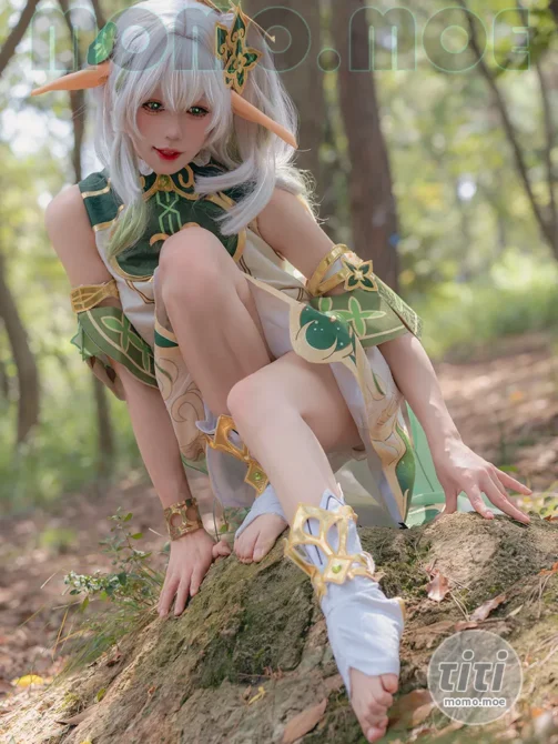 黏黏团子兔 – NO.095 (咬一口兔娘) 10月订阅 万年萝莉纳西妲(重置版)&0.2s [60P+1V-1.31G]-丽丝屋